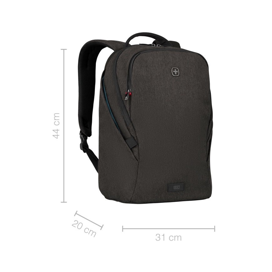 Wenger - Ruksak za laptop 21 l 16" s džepom za tablet 10" MX Light crna
