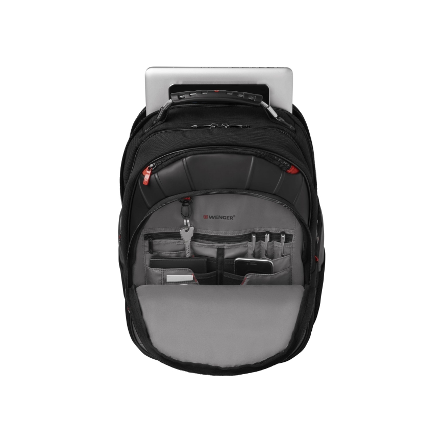 Wenger - Ruksak za laptop 25 l 17" s džepom za tablet 12" Pegasus crna/siva