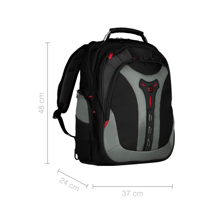 Wenger - Ruksak za laptop 25 l 17" s džepom za tablet 12" Pegasus crna/siva