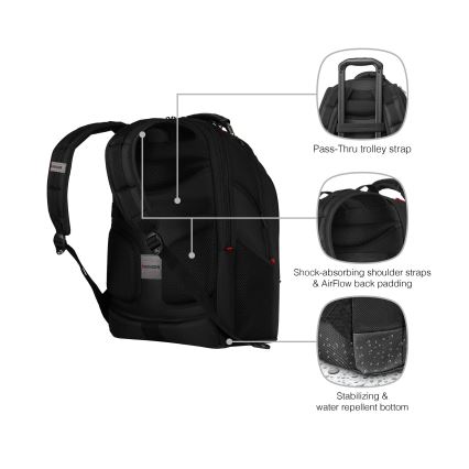 Wenger - Ruksak za laptop 26 l 17" s džepom za tablet 10" Ibex Ballistic Deluxe