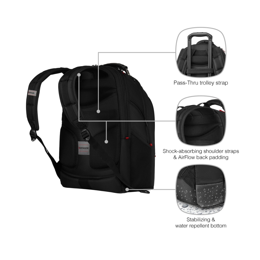 Wenger - Ruksak za laptop 26 l 17" s džepom za tablet 10" Ibex Ballistic Deluxe