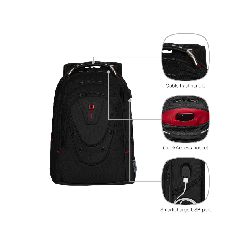 Wenger - Ruksak za laptop 26 l 17" s džepom za tablet 10" Ibex Ballistic Deluxe