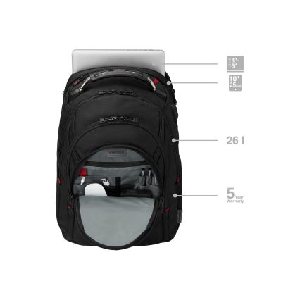 Wenger - Ruksak za laptop 26 l 17" s džepom za tablet 10" Ibex Ballistic Deluxe