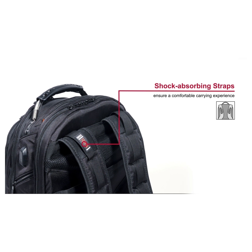 Wenger - Ruksak za laptop 26 l 17" s džepom za tablet 10" Ibex Ballistic Deluxe