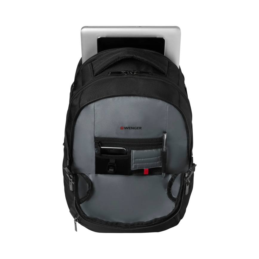 Wenger - Ruksak za laptop 27 l 16" s džepom za tablet 10" Transit crna
