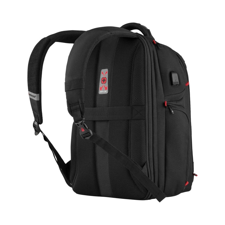 Wenger - Ruksak za laptop 29 l 17,3'' s džepom za tablet 12" Player One crna