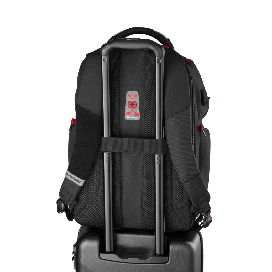 Wenger - Ruksak za laptop 29 l 17,3'' s džepom za tablet 12" Player One crna