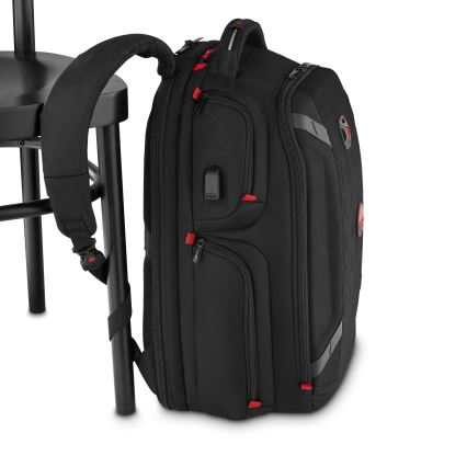 Wenger - Ruksak za laptop 29 l 17,3'' s džepom za tablet 12" Player One crna