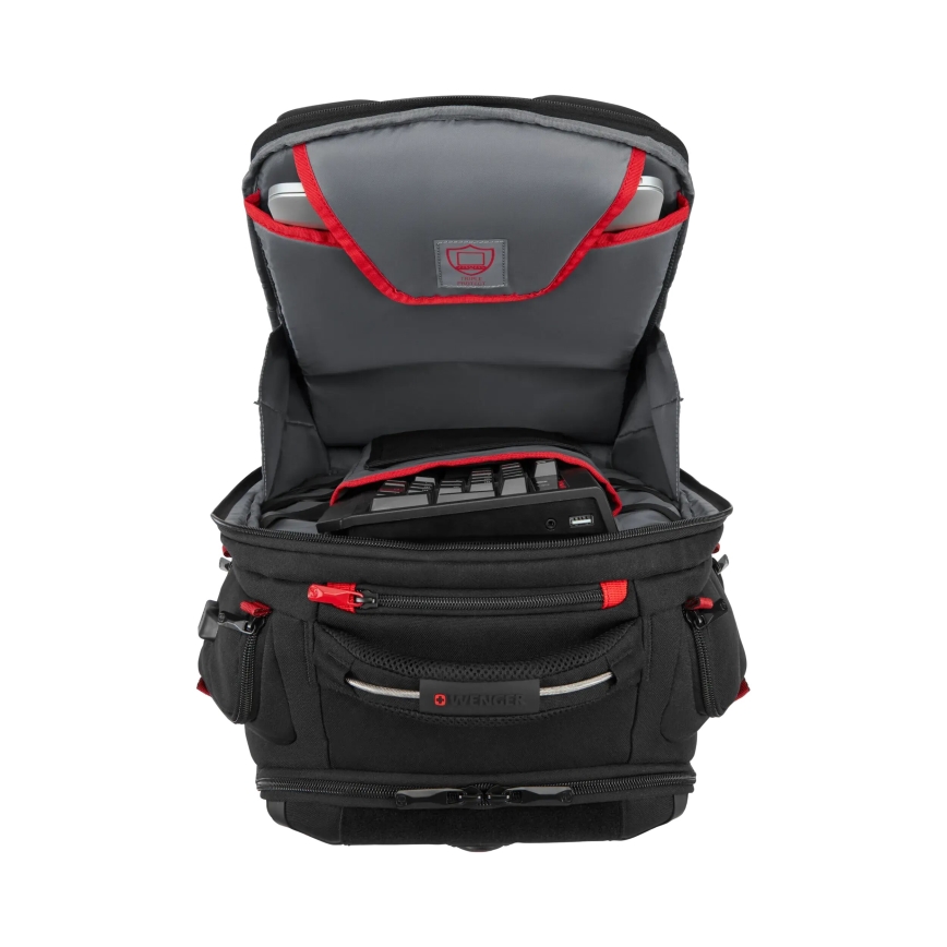 Wenger - Ruksak za laptop 29 l 17,3'' s džepom za tablet 12" Player One crna