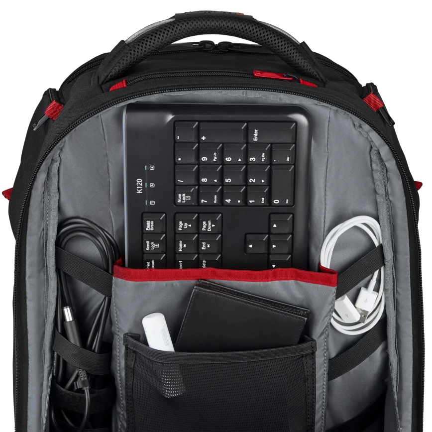 Wenger - Ruksak za laptop 29 l 17,3'' s džepom za tablet 12" Player One crna