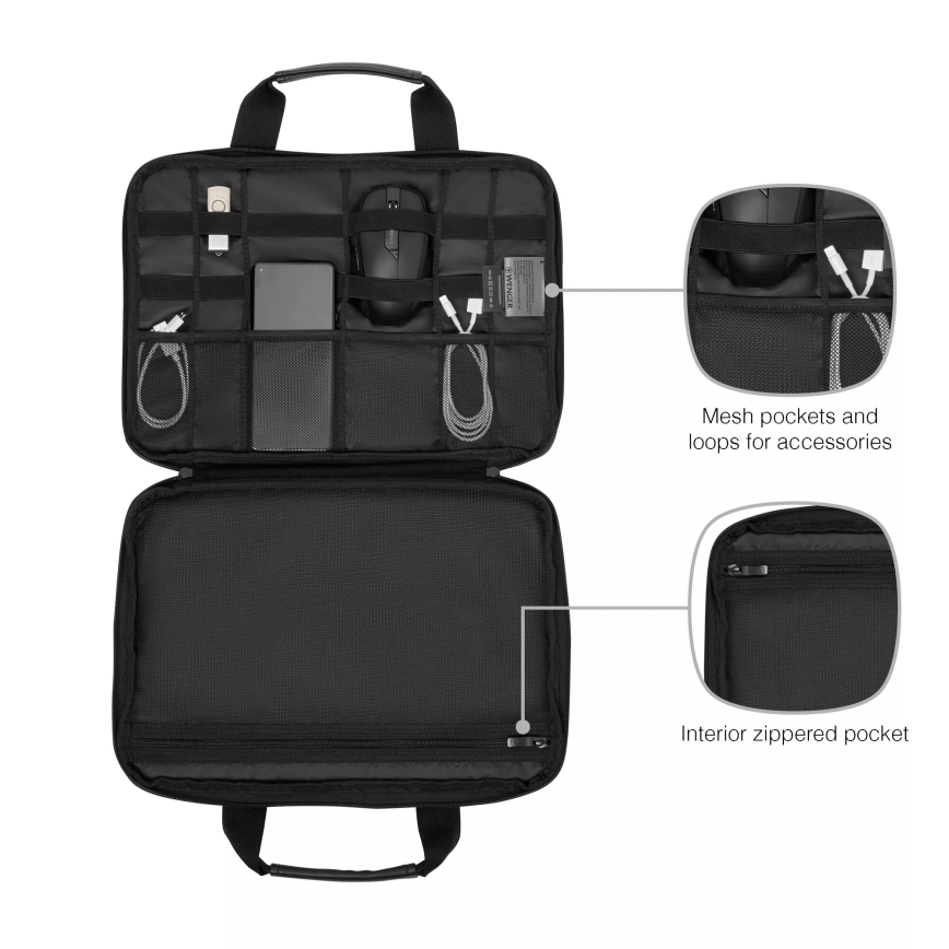Wenger - Torba za laptop 6 l 14" Guyde crna
