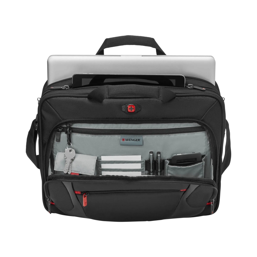 Wenger - Torba za laptop 9 l 16" s džepom za tablet 10" Sensor crna