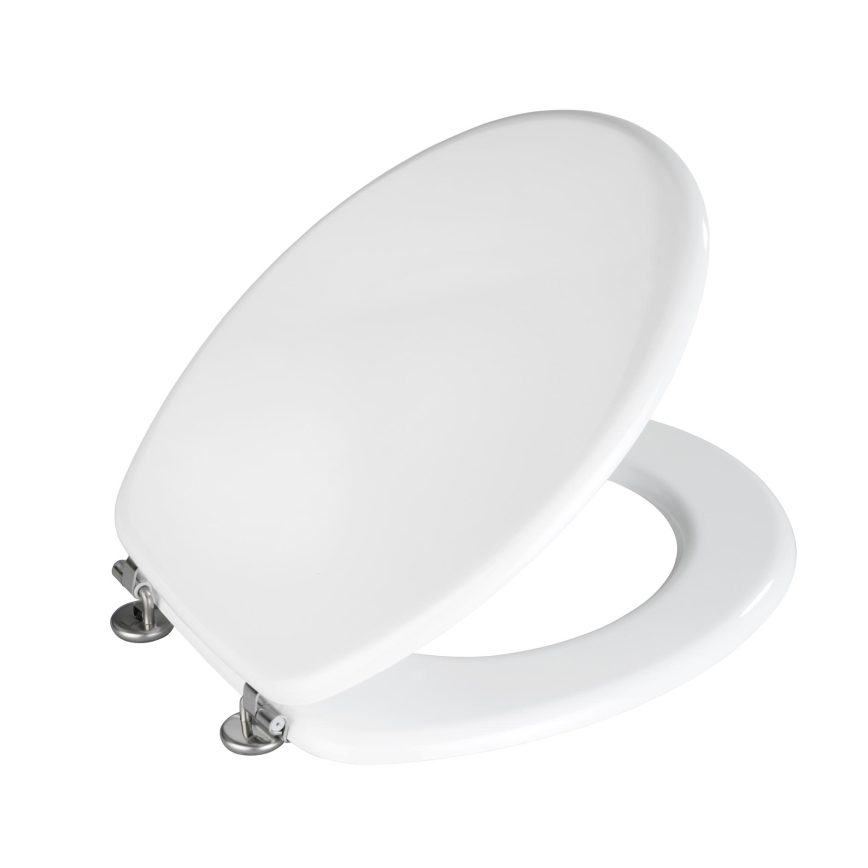 WENKO 154008100-WC sjedalo VALENCIA 43x36 cm bijela/srebrna