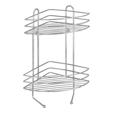 WENKO 15498100 - Ugaoni regal EXCLUSIVE 23x30,5 cm sjajni krom