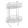 WENKO 15498100 - Ugaoni regal EXCLUSIVE 23x30,5 cm sjajni krom