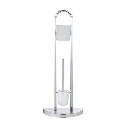 WENKO 16608100 - WC četka COSENZA 33x84 cm sjajni krom/satinirano
