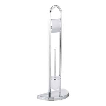 WENKO 16608100 - WC četka COSENZA 33x84 cm sjajni krom/satinirano