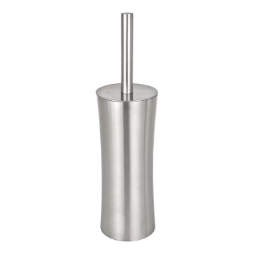 WENKO 16742100 - Četka za WC PIENO 10x37,5 cm, nehrđajući čelik/satin