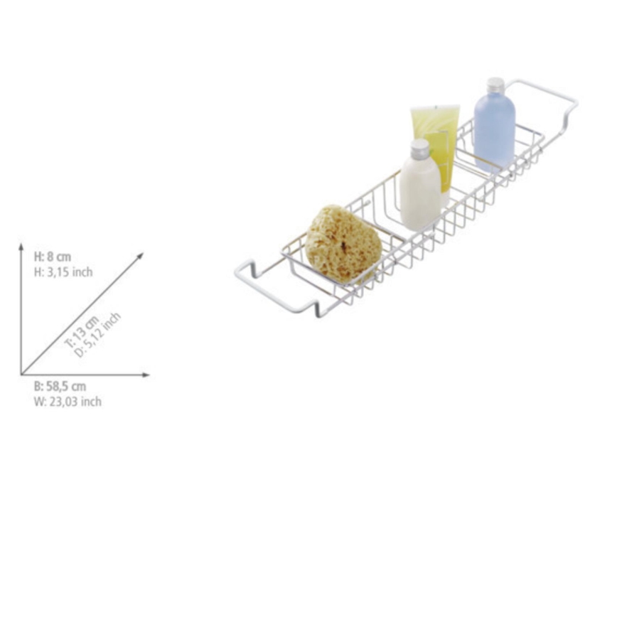 WENKO 17472100-Korito 58,5x13 cm inox/srebrna