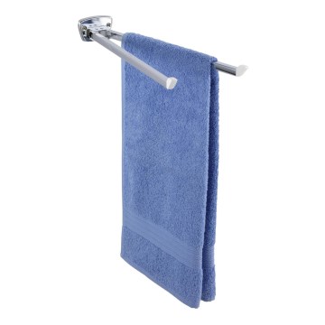 WENKO 17875100 - Držač ručnika BASIC 42x8 cm, od nehrđajućeg čelika, srebrne boje