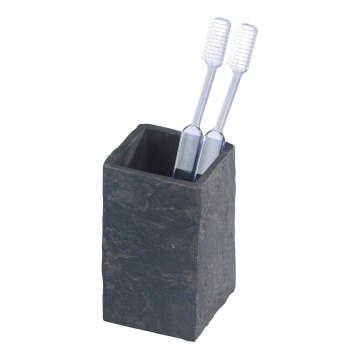 WENKO 17920100 - Čaša SLATE ROCK 6,4x10,5 cm, antracit