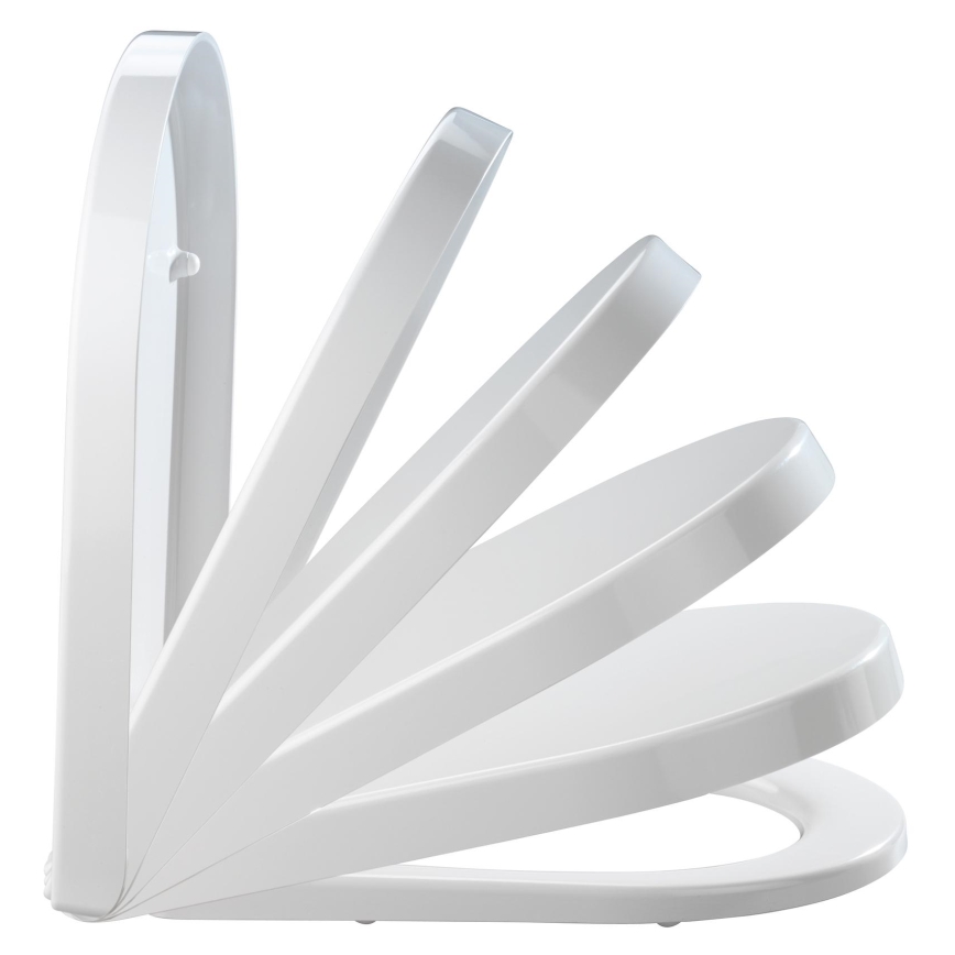 WENKO 18396100-WC daska PALMA 46,5x35,7 cm bijela/srebrna