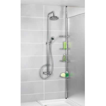 WENKO 18596100-Kutni element PREA 28 x 200 cm nehrđajući čelik/sjajni krom