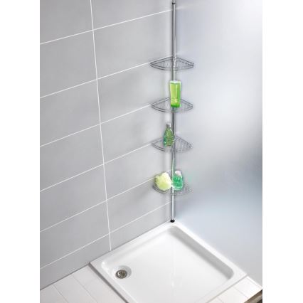 WENKO 18596100-Kutni element PREA 28 x 200 cm nehrđajući čelik/sjajni krom