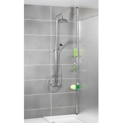 WENKO 18596100-Kutni element PREA 28 x 200 cm nehrđajući čelik/sjajni krom