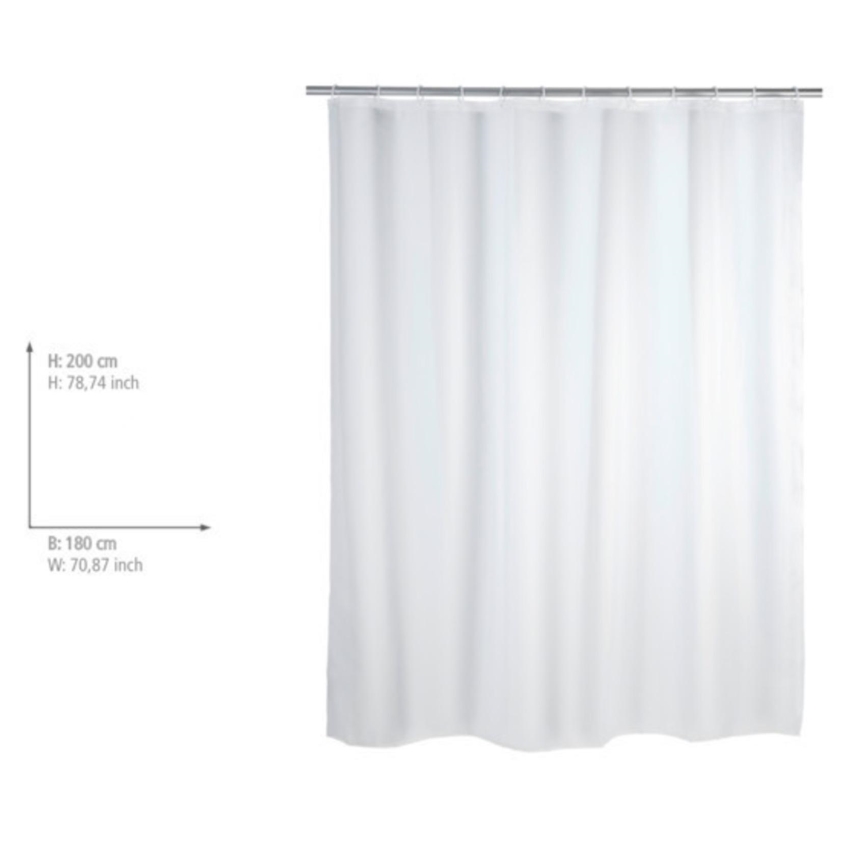 WENKO 19104100 - Zavjesa za tuš 180x200 cm bijela