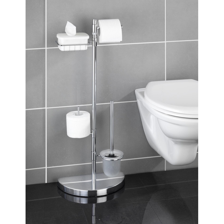 WENKO 196022500 - Toaletni centar SPACE MARVEL 34x84,5 cm srebrna/satin