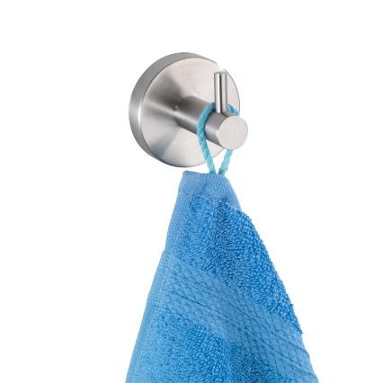 WENKO 19621100 - Kukica BOSIO MATT 5,5x5,5 cm nehrđajući čelik/srebrna