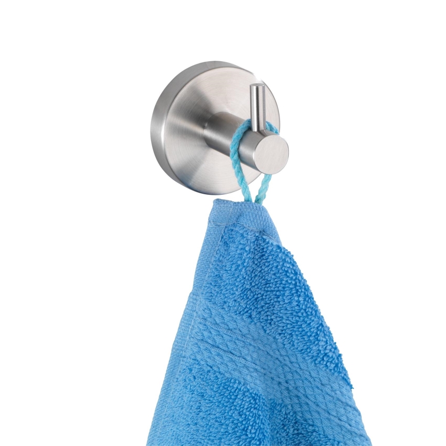 WENKO 19621100 - Kukica BOSIO MATT 5,5x5,5 cm nehrđajući čelik/srebrna