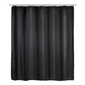 WENKO 20043100 - Zavjesa za tuš 180x200 cm crna