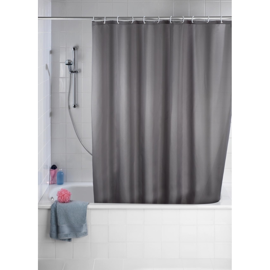 WENKO 20044100 - Zavjesa za tuš 180x200 cm siva