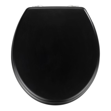 WENKO 20077100-WC sjedalo PRIMA 37x41 cm crno/srebrno