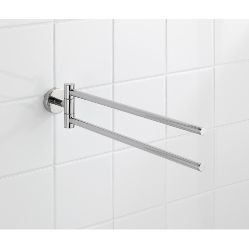 WENKO 20213100 - Držač ručnika BOSIO SHINE 43x9 cm inox/srebrna