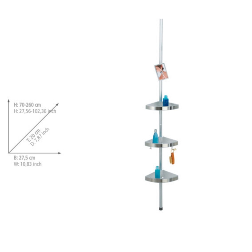 WENKO 20349100 - PREMIUM kutni element 27,5 x 260 cm, satenski