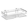 WENKO 20409100-Polica PREMIUM od nehrđajućeg čelika 24x13,5 cm nehrđajući/srebrna