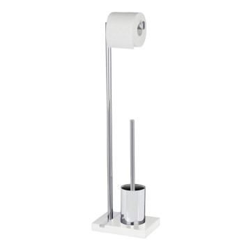 WENKO 20486100 - WC četka NOBLE 20x74 cm krom/bijela