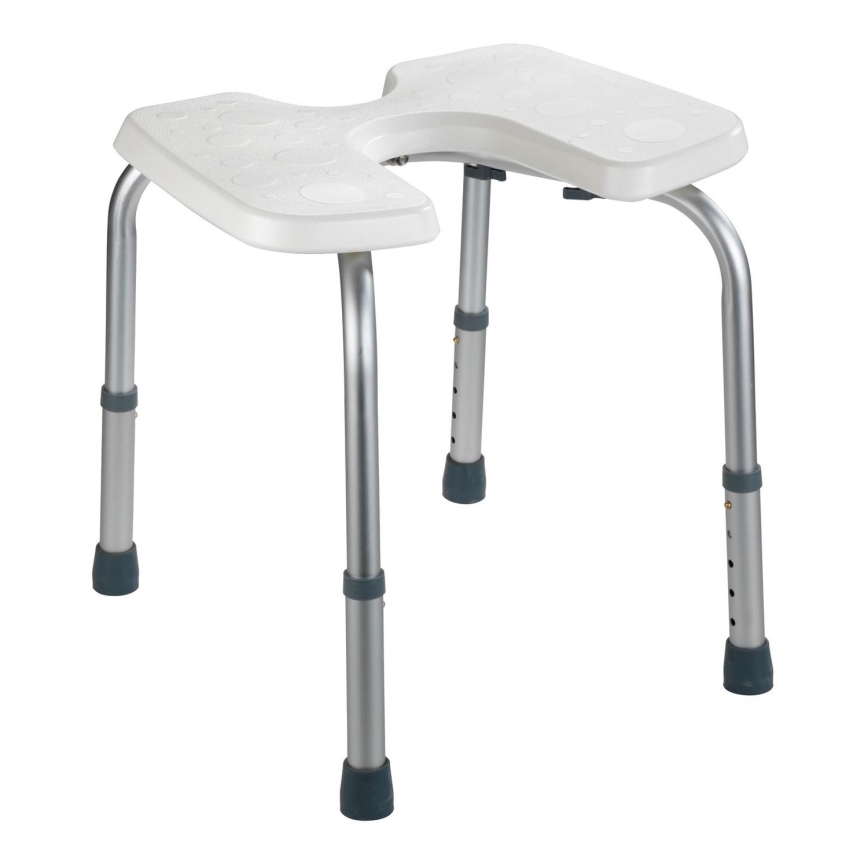 WENKO 206051100-Stolica SECURA 46x53,5 cm bijela/srebrna