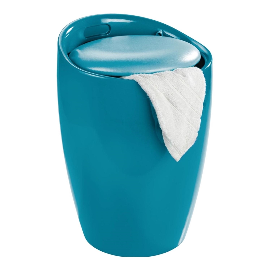 WENKO 20625100 - Stolica CANDY 36x50,5 cm tirkizna/crna
