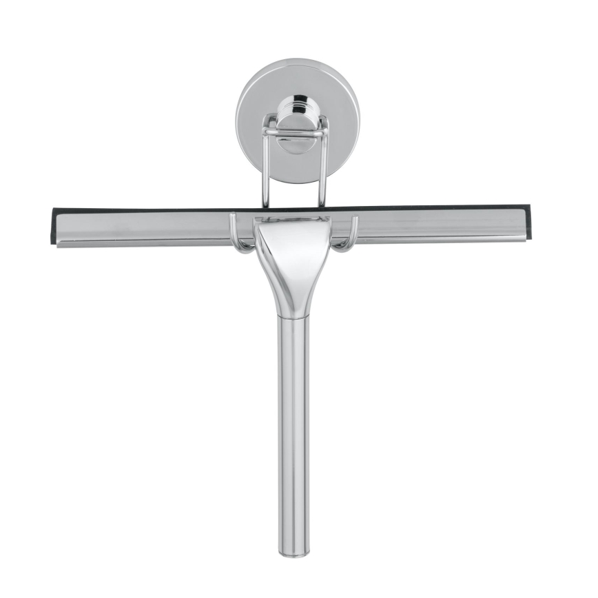 WENKO 20877100-Strugač VACUUM-LOC OKRUGLI ČELIK 24,5x25 cm, nehrđajući čelik/visoki sjaj, krom/srebrni