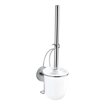WENKO 20898100-WC četka VACUUM-LOC MILAZZO 10x34 cm nehrđajući čelik/sjajni krom/bijela