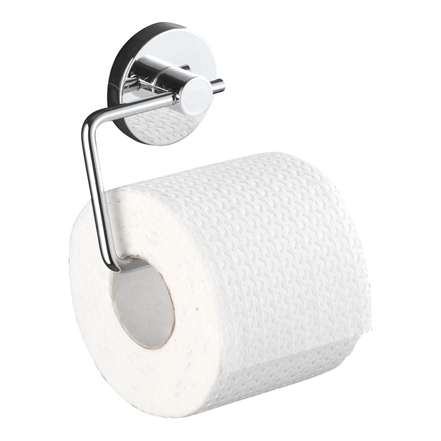 WENKO 20899100 - Držač toaletnog papira VACUUM-LOC MILAZZO, 13 x 10,5 cm, sjajni krom