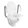 WENKO 20924100-WC sjedalo SECURA 55x47,5 cm bijelo/srebrno