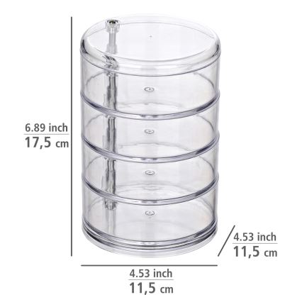 WENKO 20990100 - Organizator TOWER 11,5x17,5 cm proziran
