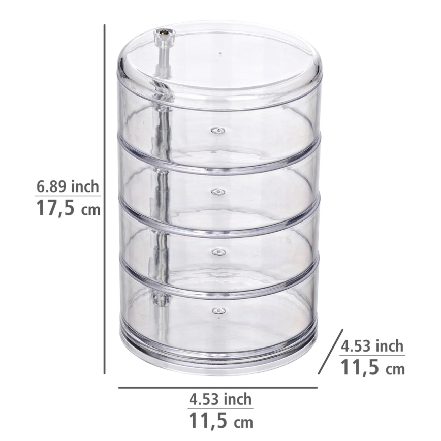 WENKO 20990100 - Organizator TOWER 11,5x17,5 cm proziran