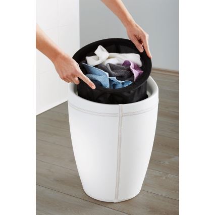 WENKO 21773100 - Stolica CANDY 36x50,5 cm bijela/crna