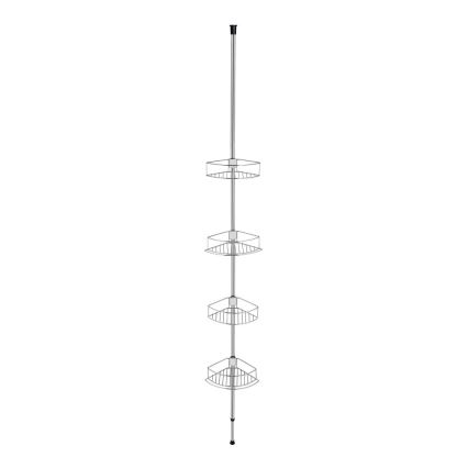 WENKO 21803100-Ugaona polica DOLCEDO 31x275 cm nehrđajući čelik/sjajni krom